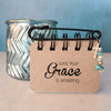 The Grace Flip is full of comforting verses about the grace of God. It also prompts you to share that same grace with people in your world.