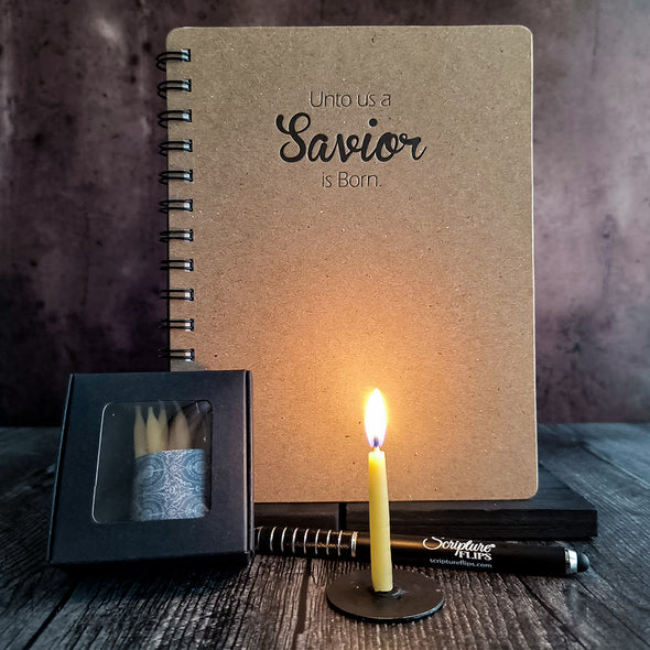 20-Minute Candles & Savior Journal Bundle