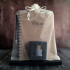 Hope candle bundle in a mesh bag